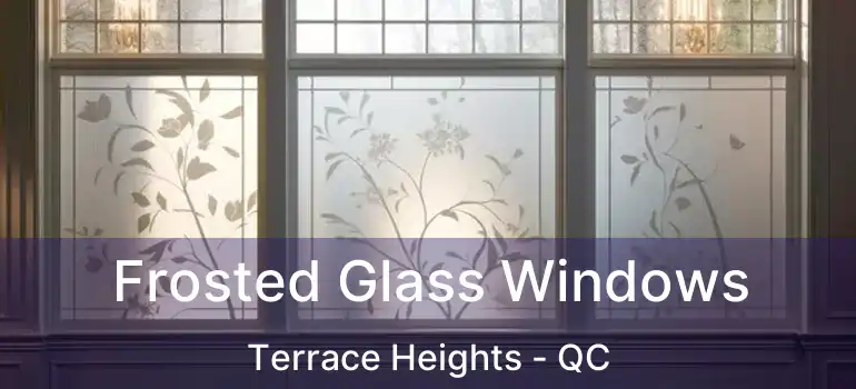  Frosted Glass Windows Terrace Heights - QC