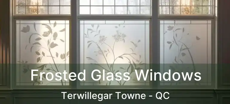  Frosted Glass Windows Terwillegar Towne - QC