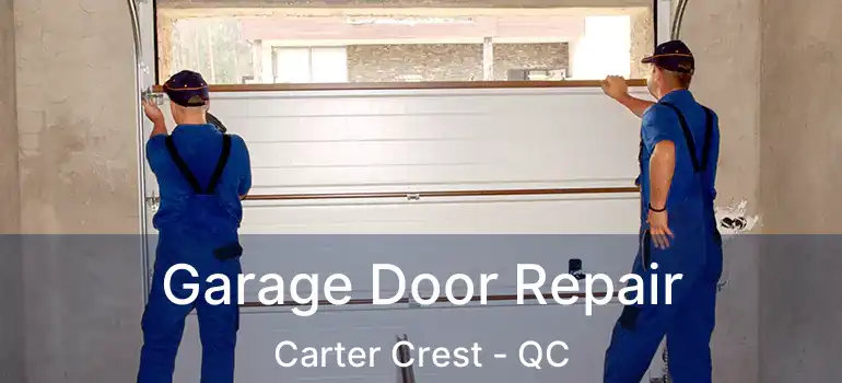  Garage Door Repair Carter Crest - QC