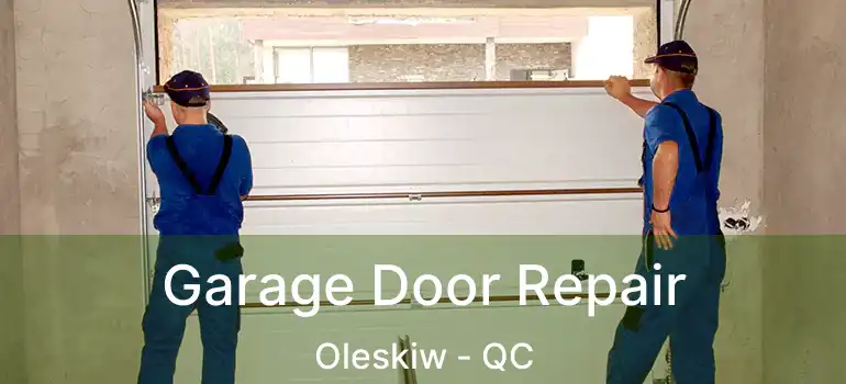  Garage Door Repair Oleskiw - QC