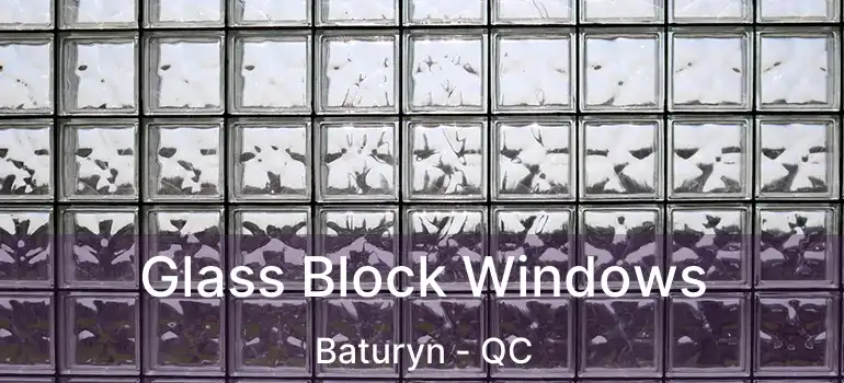  Glass Block Windows Baturyn - QC
