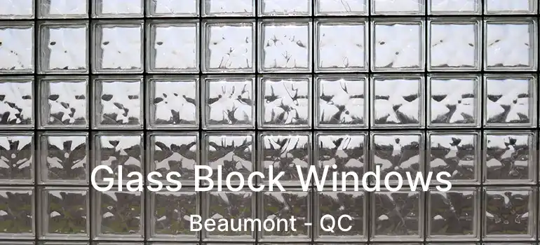  Glass Block Windows Beaumont - QC