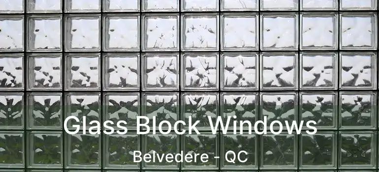  Glass Block Windows Belvedere - QC