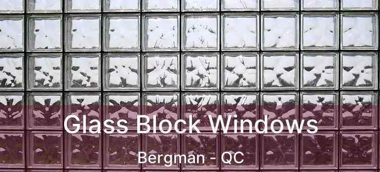  Glass Block Windows Bergman - QC