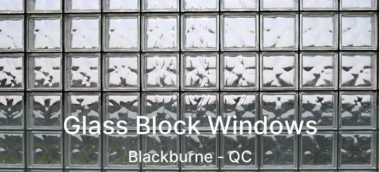  Glass Block Windows Blackburne - QC