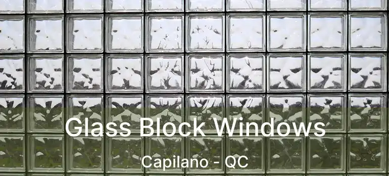  Glass Block Windows Capilano - QC