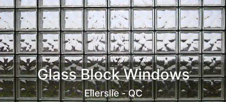  Glass Block Windows Ellerslie - QC