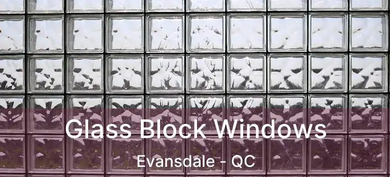  Glass Block Windows Evansdale - QC