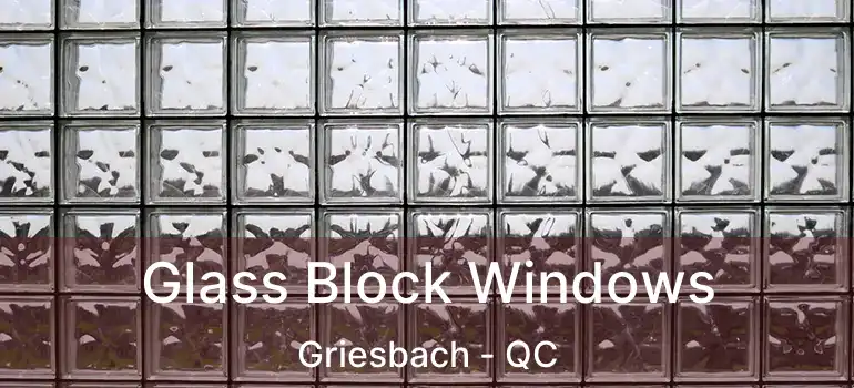  Glass Block Windows Griesbach - QC