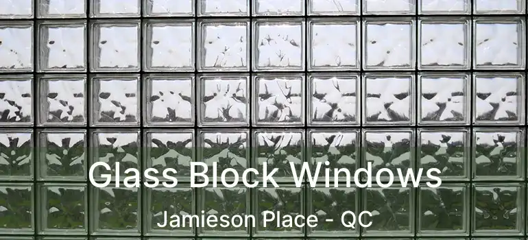  Glass Block Windows Jamieson Place - QC