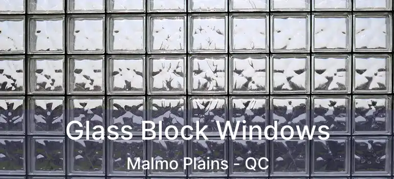  Glass Block Windows Malmo Plains - QC
