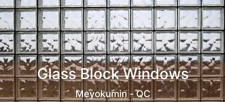  Glass Block Windows Meyokumin - QC