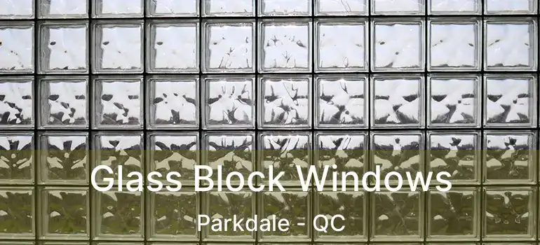  Glass Block Windows Parkdale - QC