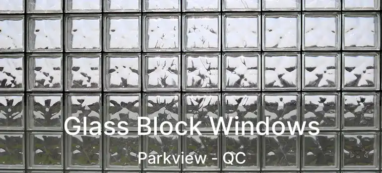  Glass Block Windows Parkview - QC