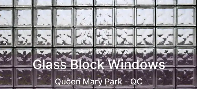  Glass Block Windows Queen Mary Park - QC