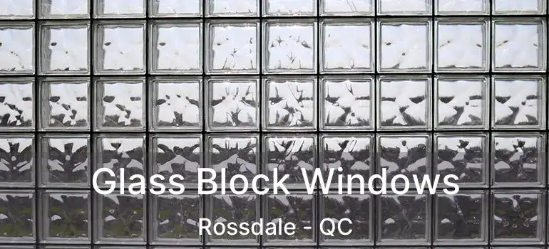  Glass Block Windows Rossdale - QC