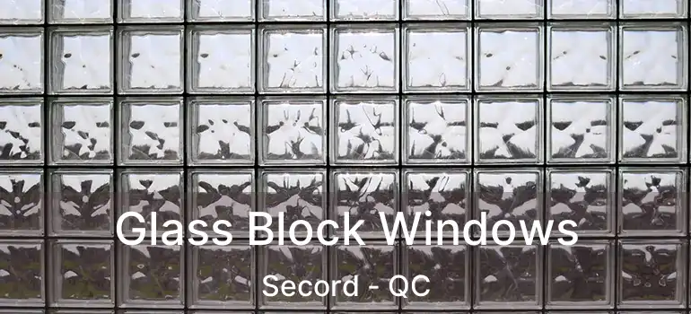  Glass Block Windows Secord - QC