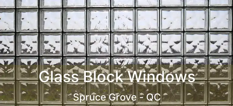  Glass Block Windows Spruce Grove - QC