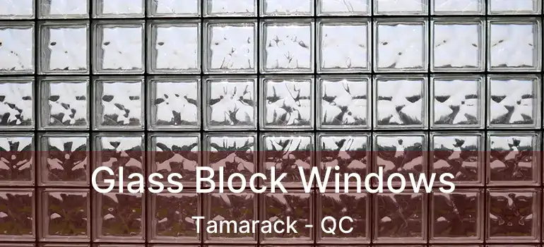 Glass Block Windows Tamarack - QC