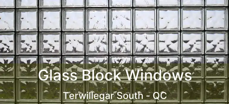  Glass Block Windows Terwillegar South - QC
