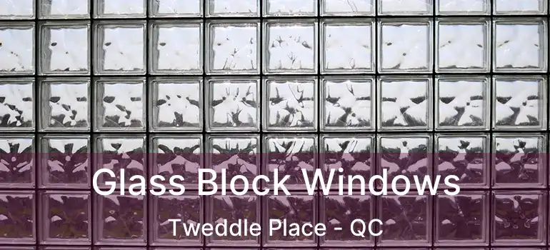  Glass Block Windows Tweddle Place - QC