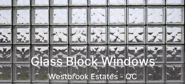  Glass Block Windows Westbrook Estates - QC