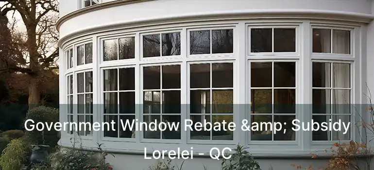  Government Window Rebate & Subsidy Lorelei - QC