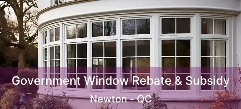  Government Window Rebate & Subsidy Newton - QC