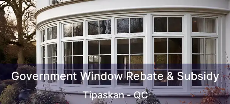  Government Window Rebate & Subsidy Tipaskan - QC