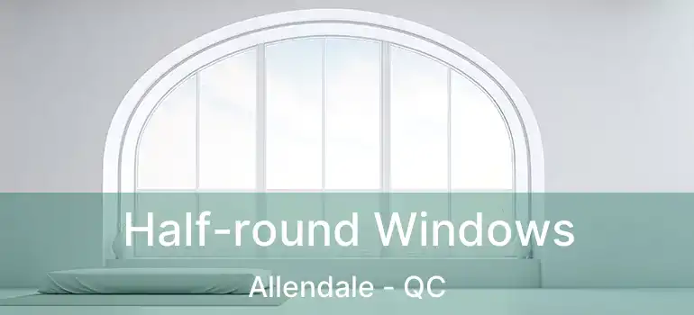  Half-round Windows Allendale - QC
