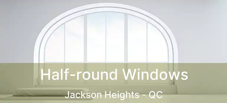  Half-round Windows Jackson Heights - QC