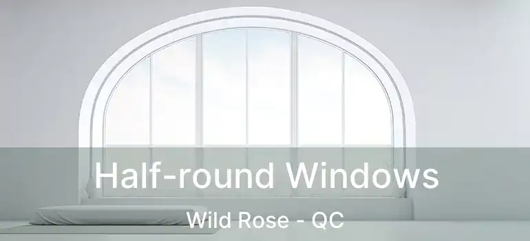  Half-round Windows Wild Rose - QC