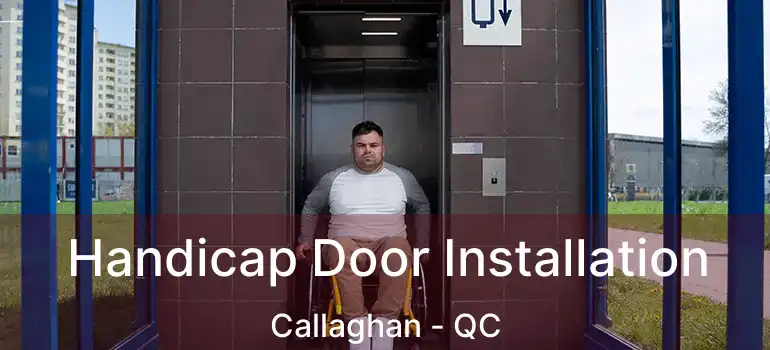  Handicap Door Installation Callaghan - QC