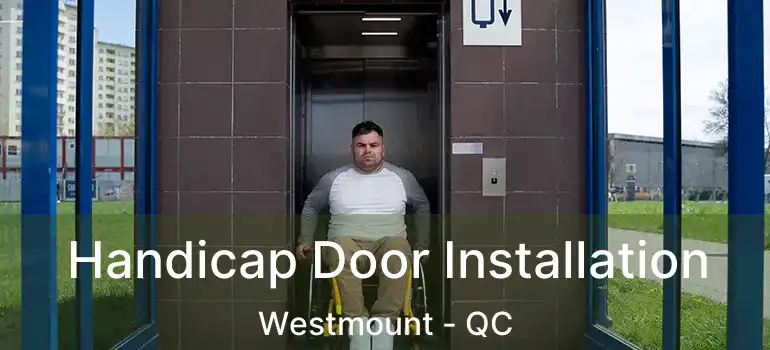  Handicap Door Installation Westmount - QC