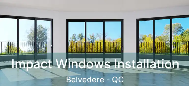  Impact Windows Installation Belvedere - QC