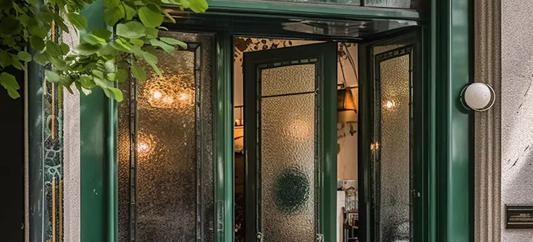 Frosted Pantry Door in Sherbrooke, Quebec