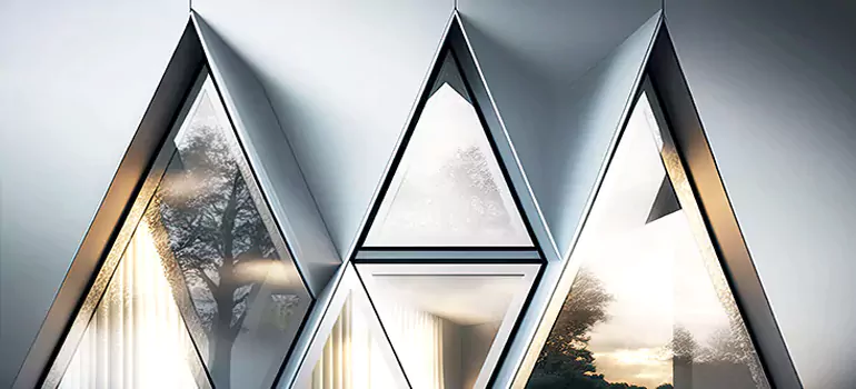 Trapezoid Window Design in Sherbrooke, Quebec