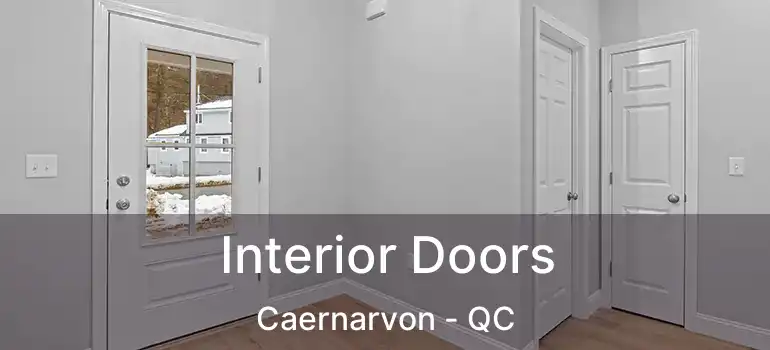  Interior Doors Caernarvon - QC
