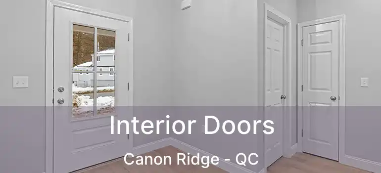  Interior Doors Canon Ridge - QC