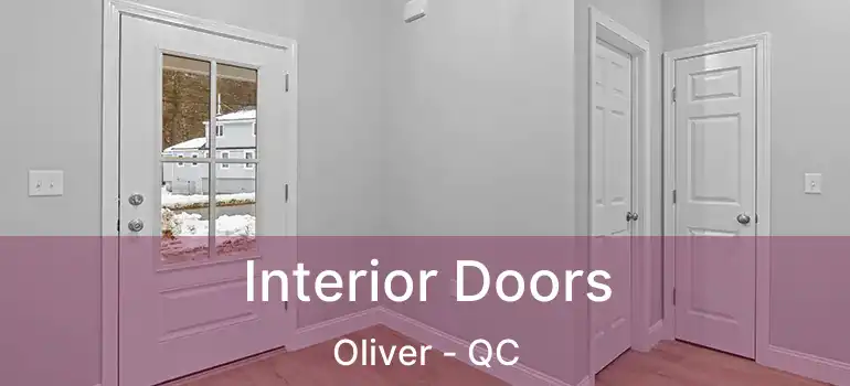  Interior Doors Oliver - QC