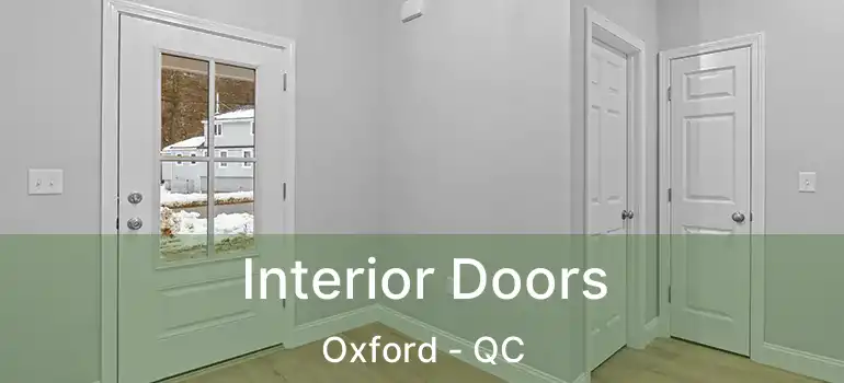  Interior Doors Oxford - QC
