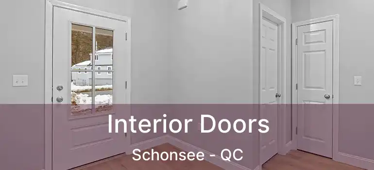  Interior Doors Schonsee - QC