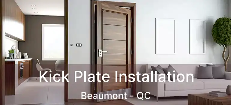 Kick Plate Installation Beaumont - QC