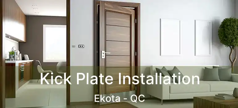  Kick Plate Installation Ekota - QC