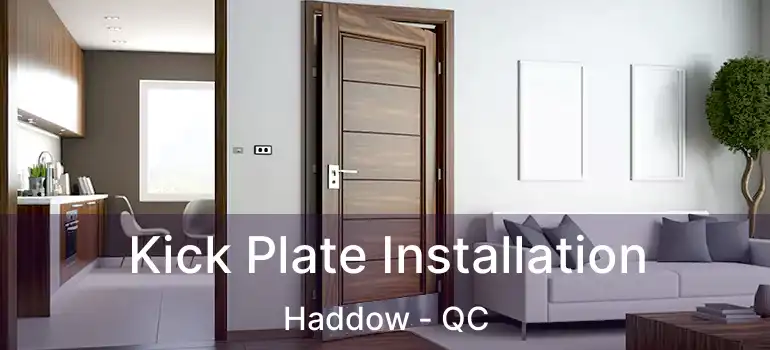  Kick Plate Installation Haddow - QC