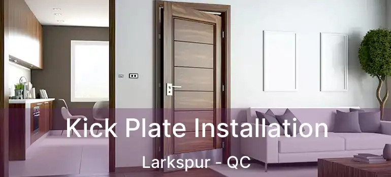  Kick Plate Installation Larkspur - QC