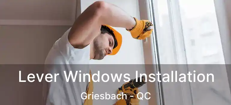 Lever Windows Installation Griesbach - QC