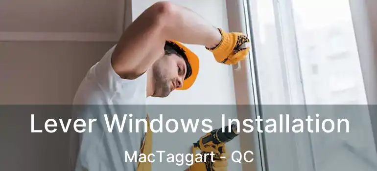 Lever Windows Installation MacTaggart - QC
