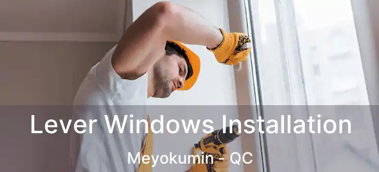  Lever Windows Installation Meyokumin - QC