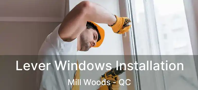  Lever Windows Installation Mill Woods - QC